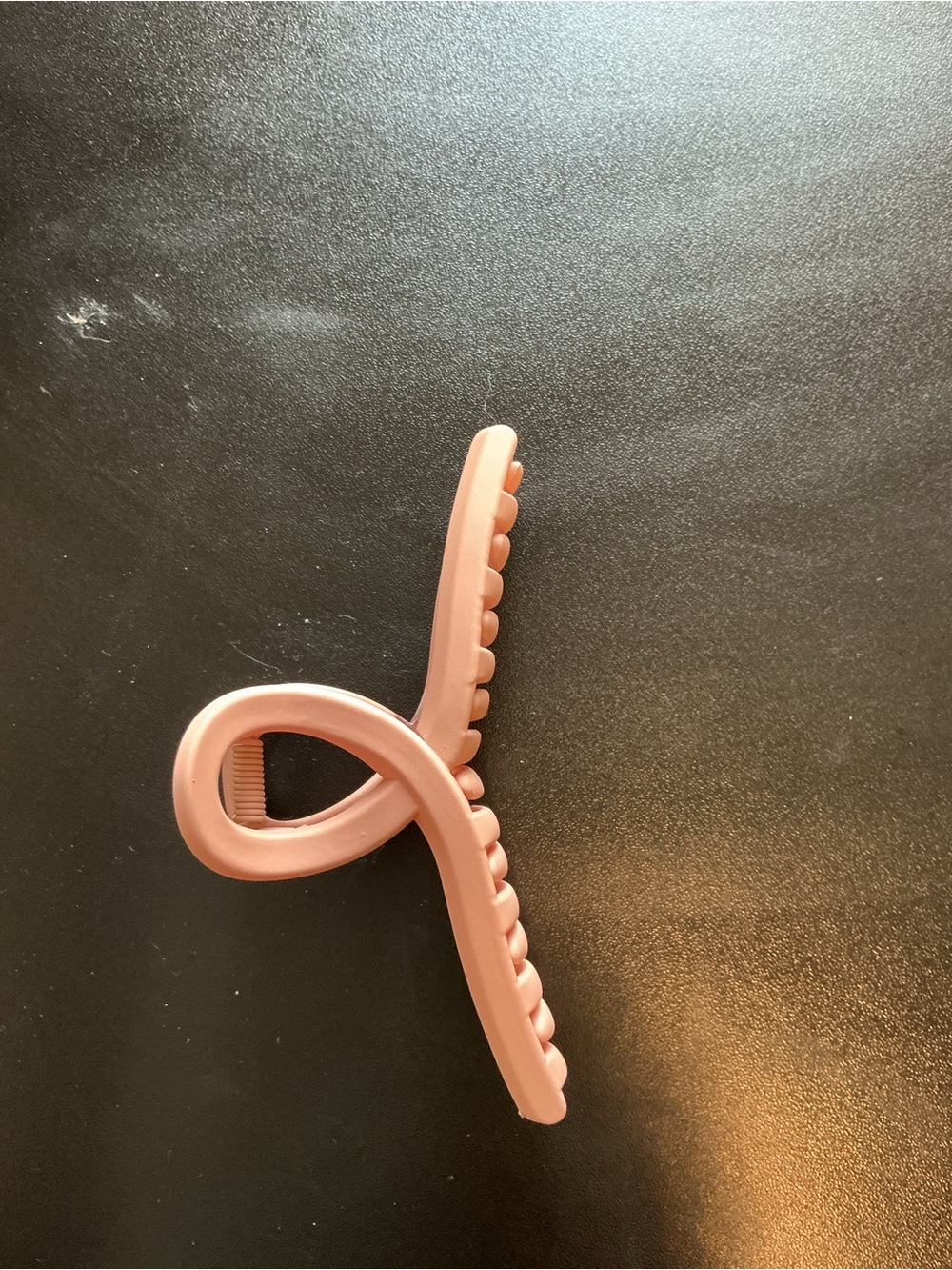 Matte Pink Hair Claw Clip